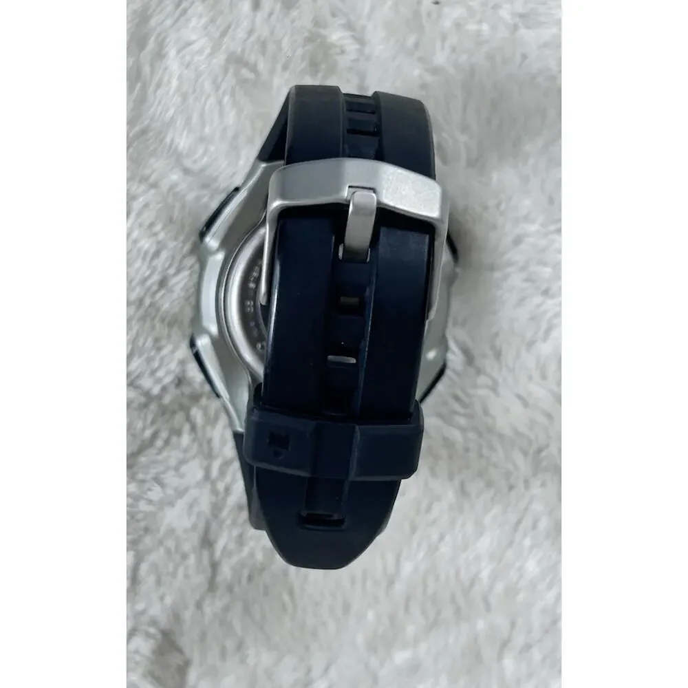 Timex Ironman Triathlon Digital Watch T5K413 Blue Black WR 100m 30-Lap - Works!
